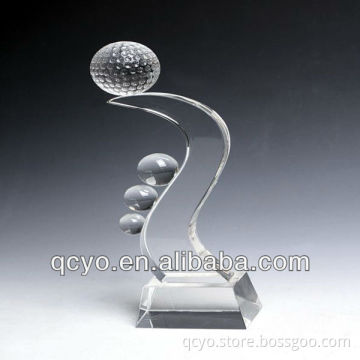 China unique customize acrylic sailing trophies from Guangdong